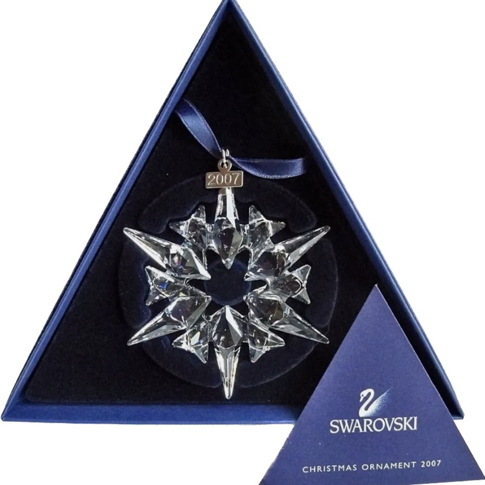 Swarovski 2007 Annual Edition Crystal Snowflake Ornament - Picture 3 of 6